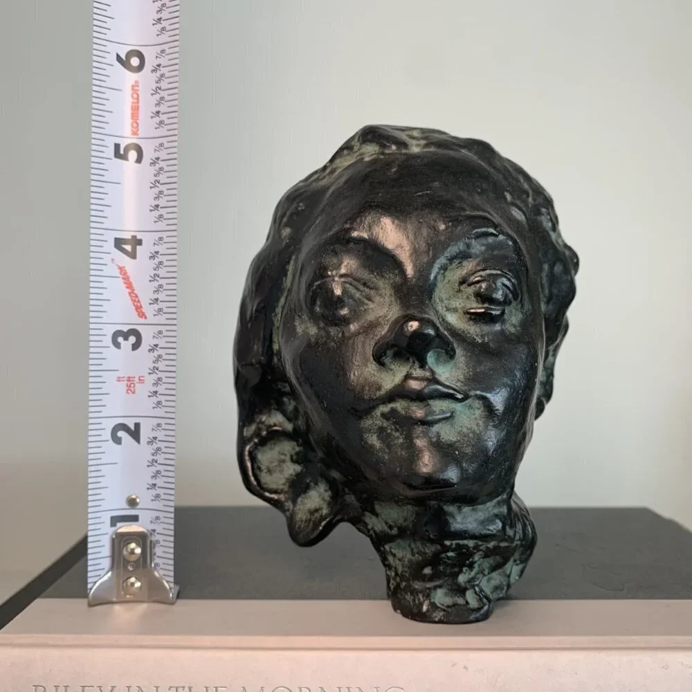 Head of a Girl Sculputure sigend A. Rodin - Picture 8 of 10